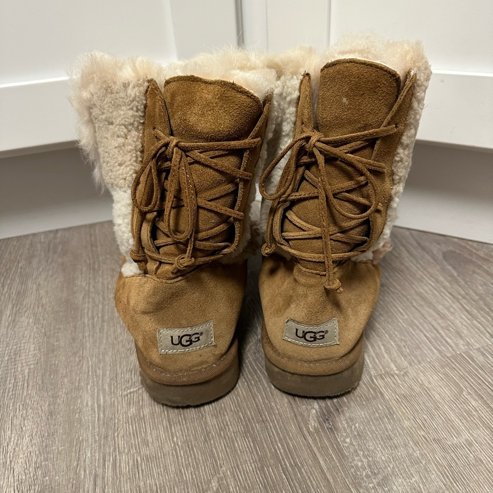 Ugg Australia Classic Short Patchwork Fluff Suede… - image 3